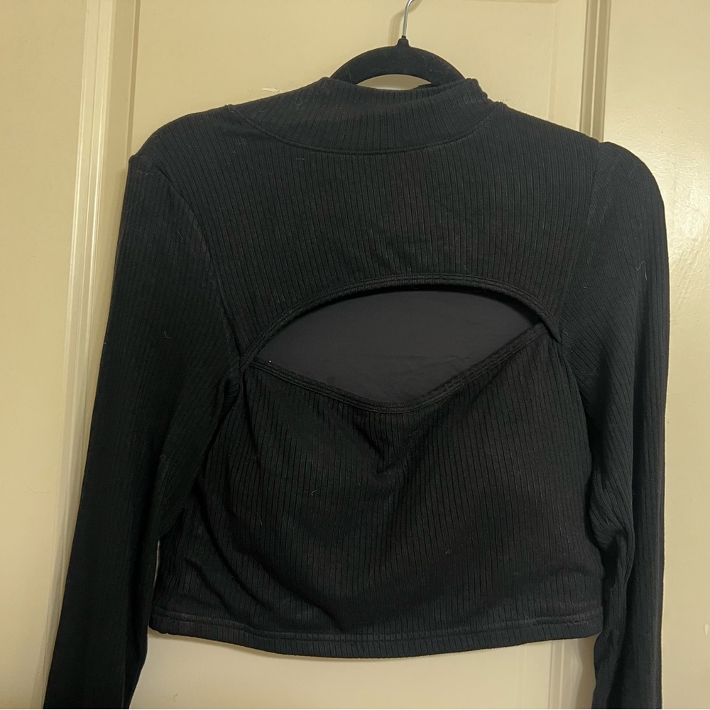Klassy Network built in bra cut out top